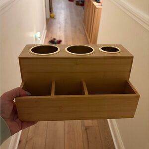 Bamboo Hot Tools Organizer